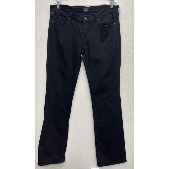 Citizens Of Humanity Kelly Low Rise Bootcut Womens Jeans Black 32 TALL 34x36 - Picture 1 of 9